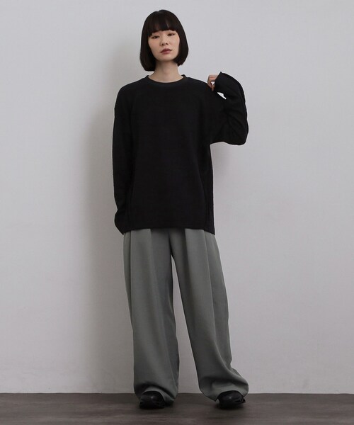 tk.TAKEO KIKUCHI（ティーケータケオキクチ）の「ディープタックスラックス（その他パンツ・メンズ・ダークグレー/ブラック・01/03/02）」の18枚目の写真