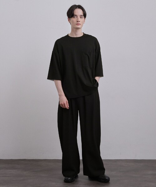 tk.TAKEO KIKUCHI（ティーケータケオキクチ）の「ディープタックスラックス（その他パンツ・メンズ・ダークグレー/ブラック・01/03/02）」の15枚目の写真