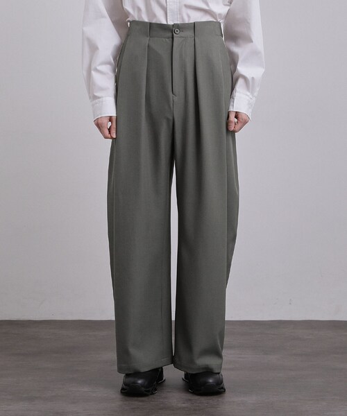 tk.TAKEO KIKUCHI（ティーケータケオキクチ）の「ディープタックスラックス（その他パンツ・メンズ・ダークグレー/ブラック・01/03/02）」の9枚目の写真