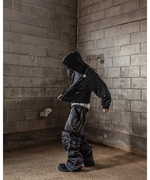 ROARINGRAD（ロアリングラド）の「ウォッシュドフリップニデニムパンツブラック（デニムパンツ・レディース・その他・MEDIUM/LARGE）」の14枚目の写真