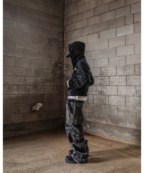 ROARINGRAD（ロアリングラド）の「ウォッシュドフリップニデニムパンツブラック（デニムパンツ・レディース・その他・MEDIUM/LARGE）」の11枚目の写真