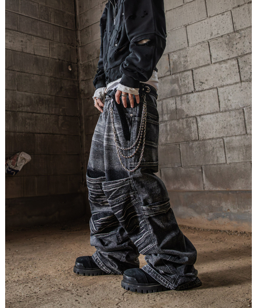 ROARINGRAD（ロアリングラド）の「ウォッシュドフリップニデニムパンツブラック（デニムパンツ・レディース・その他・MEDIUM/LARGE）」の10枚目の写真