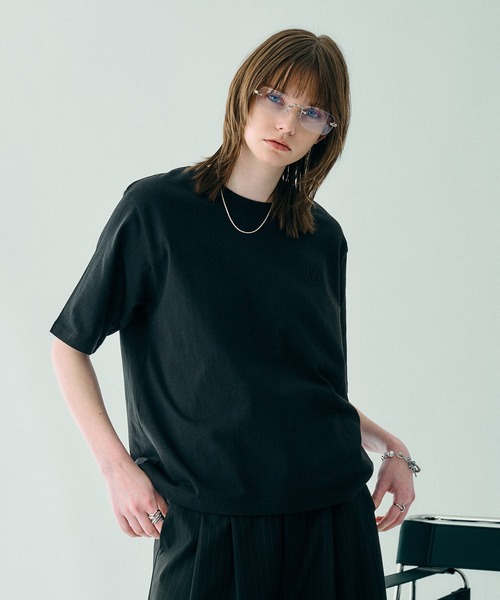 SELLE GLANT(セレグランテ)の「CROPED DESIGN PACK TSHIRT/クロップドデザインパックTシャツ(2枚組)(Tシャツ/カットソー・メンズ・ブラック/ナチュラル・MEDIUM/LARGE/SMALL)」の11枚目の写真