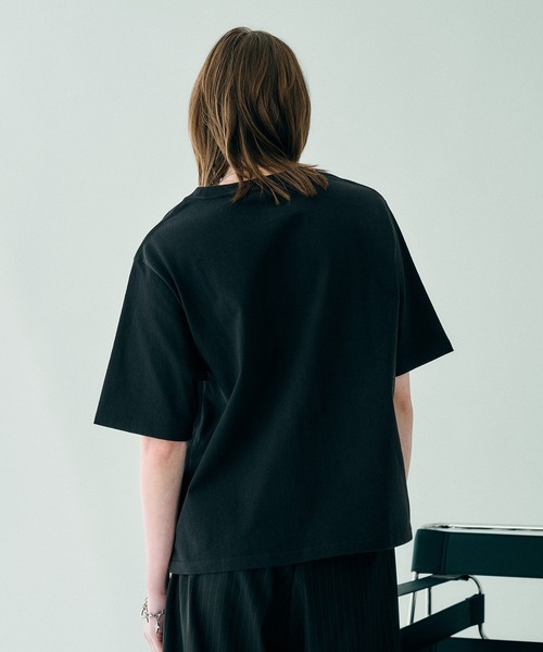 SELLE GLANT(セレグランテ)の「CROPED DESIGN PACK TSHIRT/クロップドデザインパックTシャツ(2枚組)(Tシャツ/カットソー・メンズ・ブラック/ナチュラル・MEDIUM/LARGE/SMALL)」の13枚目の写真