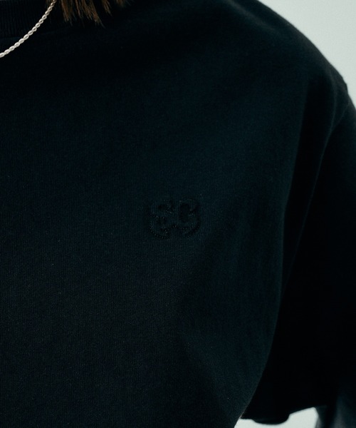 SELLE GLANT(セレグランテ)の「CROPED DESIGN PACK TSHIRT/クロップドデザインパックTシャツ(2枚組)(Tシャツ/カットソー・メンズ・ブラック/ナチュラル・MEDIUM/LARGE/SMALL)」の15枚目の写真