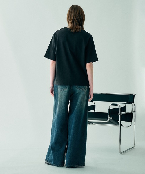 SELLE GLANT(セレグランテ)の「CROPED DESIGN PACK TSHIRT/クロップドデザインパックTシャツ(2枚組)(Tシャツ/カットソー・メンズ・ブラック/ナチュラル・MEDIUM/LARGE/SMALL)」の21枚目の写真