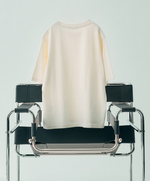SELLE GLANT(セレグランテ)の「CROPED DESIGN PACK TSHIRT/クロップドデザインパックTシャツ(2枚組)(Tシャツ/カットソー・メンズ・ブラック/ナチュラル・MEDIUM/LARGE/SMALL)」の3枚目の写真