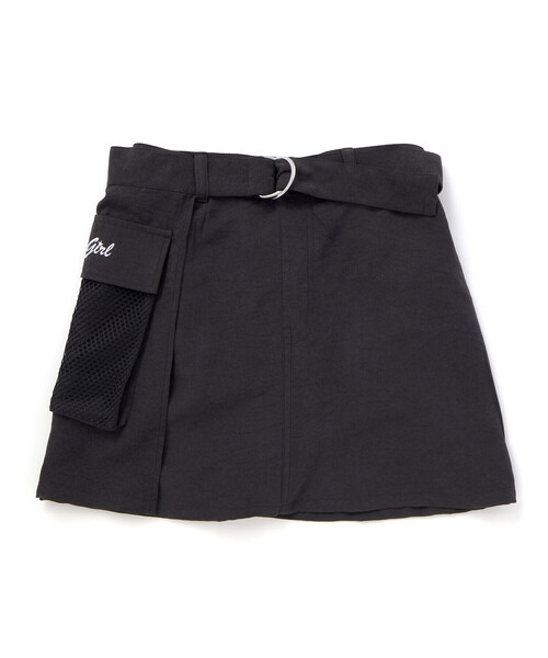 ZIDDY（ジディ）の「サテンベルトつきスポMIXスカパン(130~160cm)（その他パンツ・キッズ・ブラック/ベージュ・130cm/FREE/150cm/140cm）」の11枚目の写真