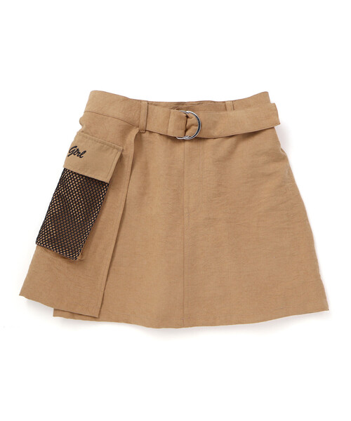 ZIDDY（ジディ）の「サテンベルトつきスポMIXスカパン(130~160cm)（その他パンツ・キッズ・ブラック/ベージュ・130cm/FREE/150cm/140cm）」の14枚目の写真