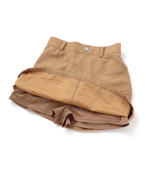 ZIDDY（ジディ）の「サテンベルトつきスポMIXスカパン(130~160cm)（その他パンツ・キッズ・ブラック/ベージュ・130cm/FREE/150cm/140cm）」の20枚目の写真