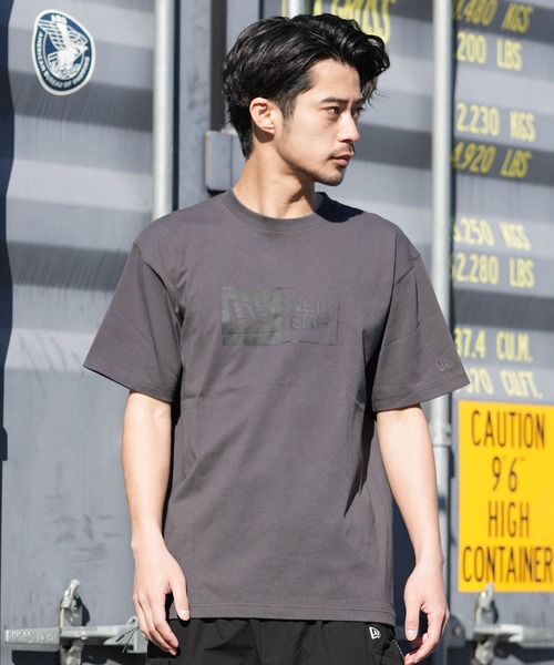 NEW ERA(ニューエラ)の「NEW ERA/ニューエラ 半袖 Tシャツ ボックスロゴ Box Logo(Tシャツ/カットソー・メンズ・ホワイト/ダークグレー/ブラック・M/L/XL/XXL)」の12枚目の写真