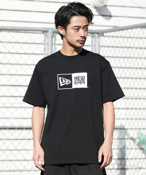 NEW ERA(ニューエラ)の「NEW ERA/ニューエラ 半袖 Tシャツ ボックスロゴ Box Logo(Tシャツ/カットソー・メンズ・ホワイト/ダークグレー/ブラック・M/L/XL/XXL)」の5枚目の写真