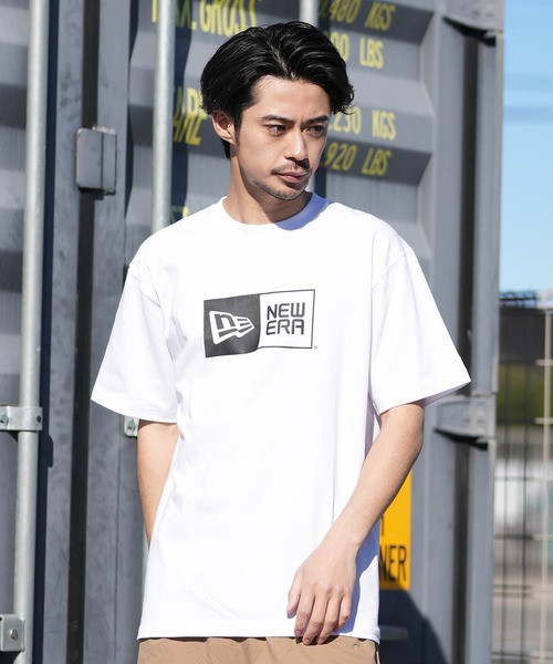 NEW ERA(ニューエラ)の「NEW ERA/ニューエラ 半袖 Tシャツ ボックスロゴ Box Logo(Tシャツ/カットソー・メンズ・ホワイト/ダークグレー/ブラック・M/L/XL/XXL)」の22枚目の写真
