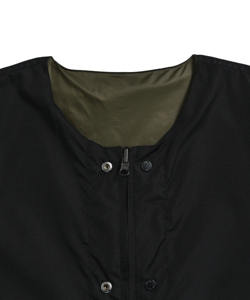 TAION（タイオン）の「【TAION(タイオン)】〈ユニセックス〉ノンダウン ミリタリー リバーシブル M65 ライナージャケット（その他アウター・メンズ・ブラック/ダークオリーブ/ダークグリーン系・L/M/S/2XL/XL/3XL）」の10枚目の写真