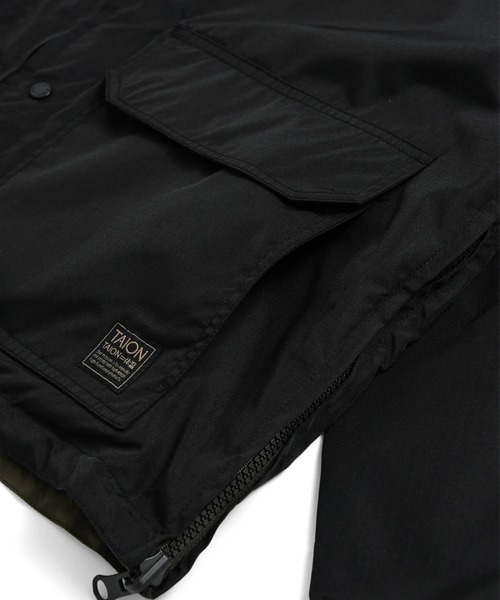 TAION（タイオン）の「【TAION(タイオン)】〈ユニセックス〉ノンダウン ミリタリー リバーシブル M65 ライナージャケット（その他アウター・メンズ・ブラック/ダークオリーブ/ダークグリーン系・L/M/S/2XL/XL/3XL）」の14枚目の写真