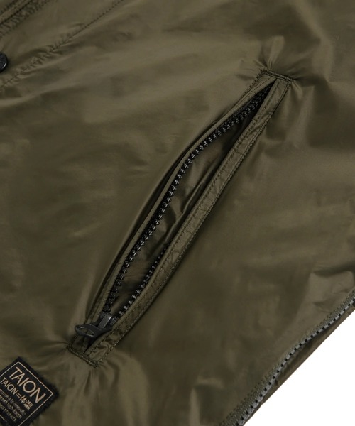 TAION（タイオン）の「【TAION(タイオン)】〈ユニセックス〉ノンダウン ミリタリー リバーシブル M65 ライナージャケット（その他アウター・メンズ・ブラック/ダークオリーブ/ダークグリーン系・L/M/S/2XL/XL/3XL）」の16枚目の写真