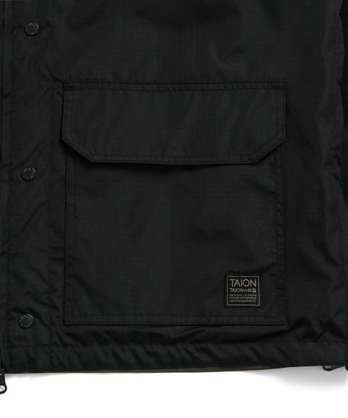 TAION（タイオン）の「【TAION(タイオン)】〈ユニセックス〉ノンダウン ミリタリー リバーシブル M65 ライナージャケット（その他アウター・メンズ・ブラック/ダークオリーブ/ダークグリーン系・L/M/S/2XL/XL/3XL）」の15枚目の写真