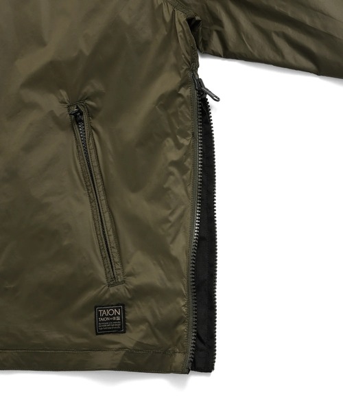 TAION（タイオン）の「【TAION(タイオン)】〈ユニセックス〉ノンダウン ミリタリー リバーシブル M65 ライナージャケット（その他アウター・メンズ・ブラック/ダークオリーブ/ダークグリーン系・L/M/S/2XL/XL/3XL）」の7枚目の写真