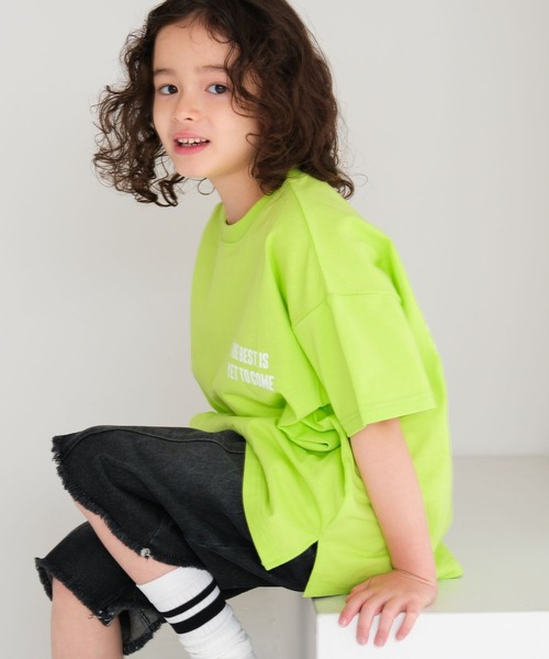 LEPSIM（レプシィム）の「【KIDS】アソートプリントTSS　652823（Tシャツ/カットソー・キッズ・チャコールグレー/ホワイト/ライトグリーン・130/150/120/140/110）」の3枚目の写真