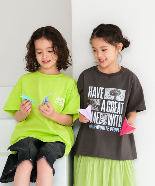 LEPSIM（レプシィム）の「【KIDS】アソートプリントTSS　652823（Tシャツ/カットソー・キッズ・チャコールグレー/ホワイト/ライトグリーン・130/150/120/140/110）」の10枚目の写真