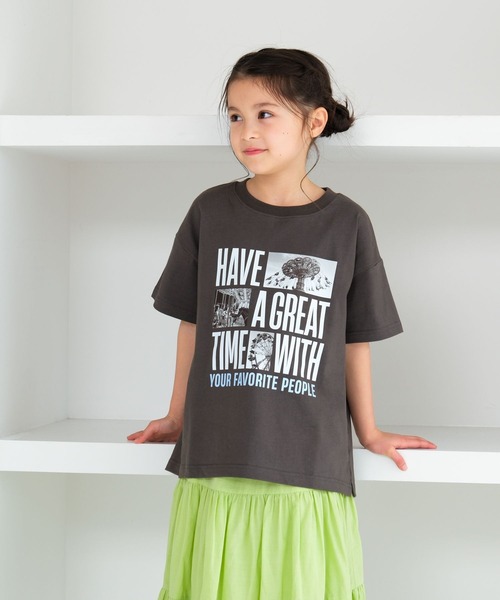 LEPSIM（レプシィム）の「【KIDS】アソートプリントTSS　652823（Tシャツ/カットソー・キッズ・チャコールグレー/ホワイト/ライトグリーン・130/150/120/140/110）」の12枚目の写真