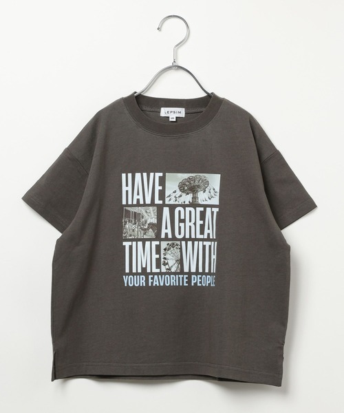 LEPSIM（レプシィム）の「【KIDS】アソートプリントTSS　652823（Tシャツ/カットソー・キッズ・チャコールグレー/ホワイト/ライトグリーン・130/150/120/140/110）」の20枚目の写真