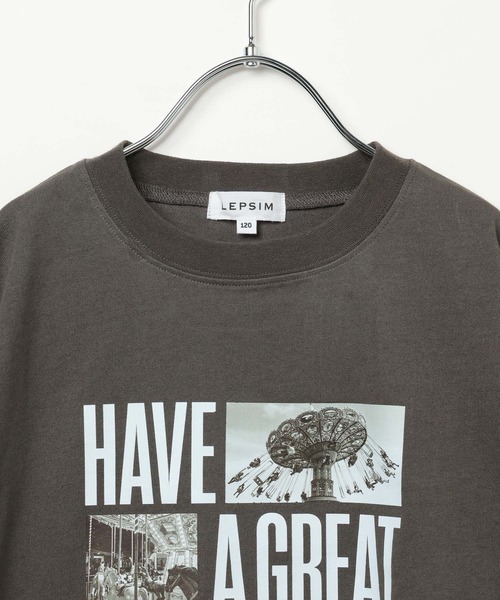 LEPSIM（レプシィム）の「【KIDS】アソートプリントTSS　652823（Tシャツ/カットソー・キッズ・チャコールグレー/ホワイト/ライトグリーン・130/150/120/140/110）」の22枚目の写真