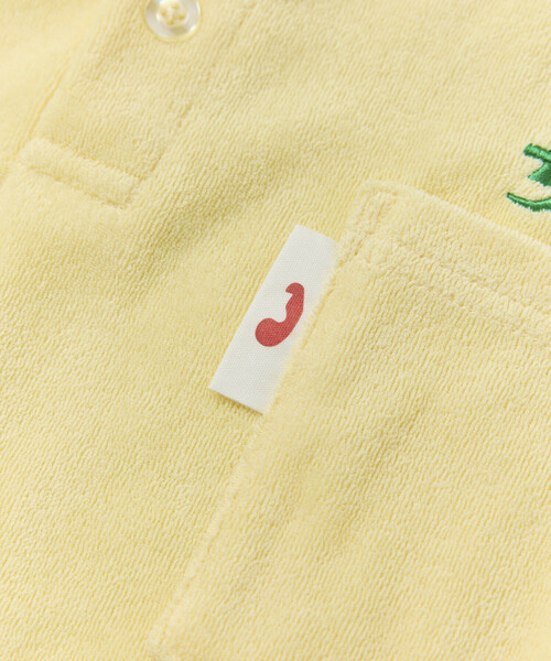 FREAK'S STORE（フリークスストア）の「COJI-COJI × SAUVENIR × FREAK'S STORE/コジコジ × サウベニア × フリークスストア 別注 オールナイトサウナ KANNAIGI/館内着/パイルセットアップ/ナップサック付き（ルームウェア/パジャマ・メンズ・レモンイエロー/グレー/ブラック・MEDIUM/LARGE/SMALL）」の9枚目の写真