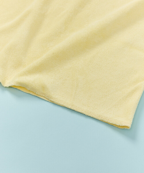 FREAK'S STORE（フリークスストア）の「COJI-COJI × SAUVENIR × FREAK'S STORE/コジコジ × サウベニア × フリークスストア 別注 オールナイトサウナ KANNAIGI/館内着/パイルセットアップ/ナップサック付き（ルームウェア/パジャマ・メンズ・レモンイエロー/グレー/ブラック・MEDIUM/LARGE/SMALL）」の12枚目の写真