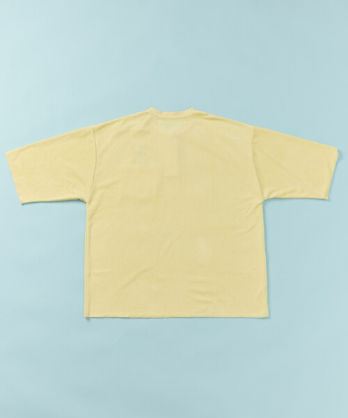 FREAK'S STORE（フリークスストア）の「COJI-COJI × SAUVENIR × FREAK'S STORE/コジコジ × サウベニア × フリークスストア 別注 オールナイトサウナ KANNAIGI/館内着/パイルセットアップ/ナップサック付き（ルームウェア/パジャマ・メンズ・レモンイエロー/グレー/ブラック・MEDIUM/LARGE/SMALL）」の15枚目の写真