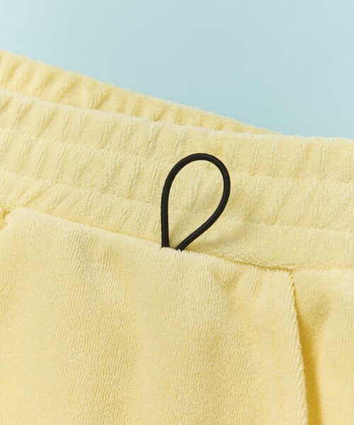 FREAK'S STORE（フリークスストア）の「COJI-COJI × SAUVENIR × FREAK'S STORE/コジコジ × サウベニア × フリークスストア 別注 オールナイトサウナ KANNAIGI/館内着/パイルセットアップ/ナップサック付き（ルームウェア/パジャマ・メンズ・レモンイエロー/グレー/ブラック・MEDIUM/LARGE/SMALL）」の18枚目の写真
