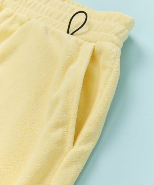 FREAK'S STORE（フリークスストア）の「COJI-COJI × SAUVENIR × FREAK'S STORE/コジコジ × サウベニア × フリークスストア 別注 オールナイトサウナ KANNAIGI/館内着/パイルセットアップ/ナップサック付き（ルームウェア/パジャマ・メンズ・レモンイエロー/グレー/ブラック・MEDIUM/LARGE/SMALL）」の19枚目の写真