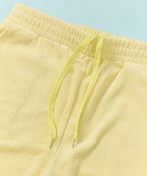 FREAK'S STORE（フリークスストア）の「COJI-COJI × SAUVENIR × FREAK'S STORE/コジコジ × サウベニア × フリークスストア 別注 オールナイトサウナ KANNAIGI/館内着/パイルセットアップ/ナップサック付き（ルームウェア/パジャマ・メンズ・レモンイエロー/グレー/ブラック・MEDIUM/LARGE/SMALL）」の22枚目の写真