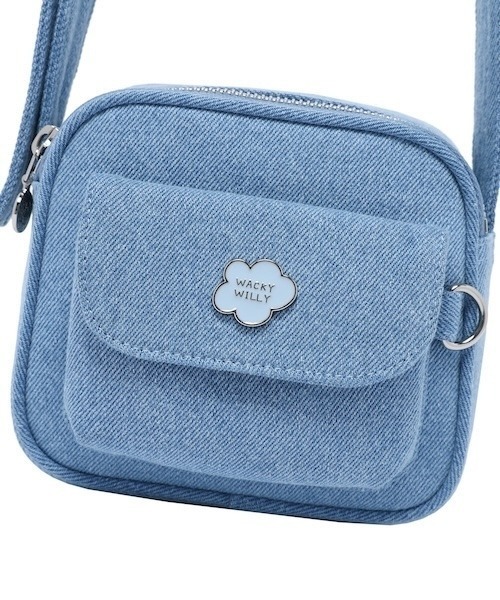 Wacky WiLLy(ワッキーウィリー)の「WOMEN'S MINI CROSS BAG(ショルダーバッグ・レディース・ブラック/インディゴブルー/ピンク・FREE)」の16枚目の写真