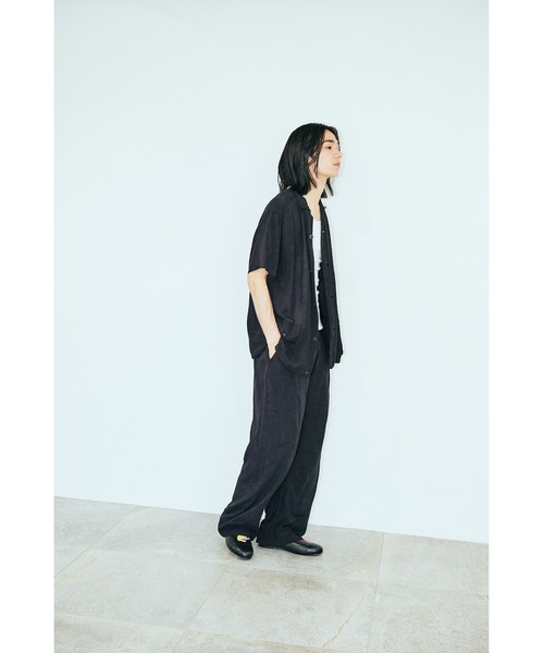 TOWNCRAFT(タウンクラフト)の「TOWNCRAFT タウンクラフト / printed beach shirt(シャツ/ブラウス・メンズ・グリーン/グレー/ブラック・LARGE/MEDIUM/SMALL)」の1枚目の写真