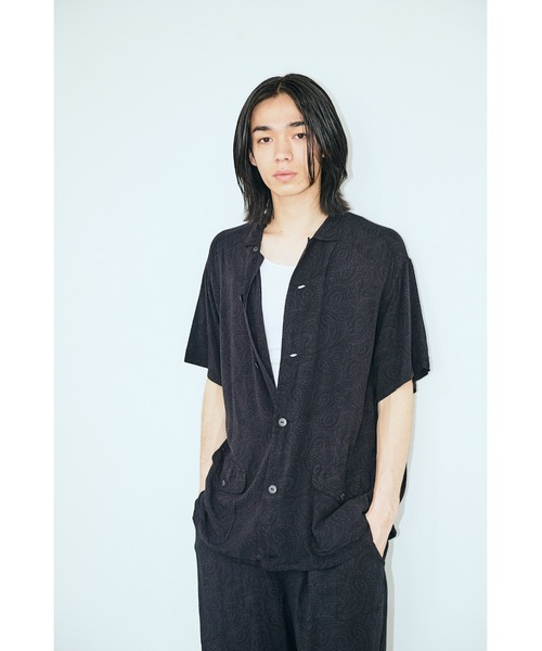 TOWNCRAFT(タウンクラフト)の「TOWNCRAFT タウンクラフト / printed beach shirt(シャツ/ブラウス・メンズ・グリーン/グレー/ブラック・LARGE/MEDIUM/SMALL)」の8枚目の写真