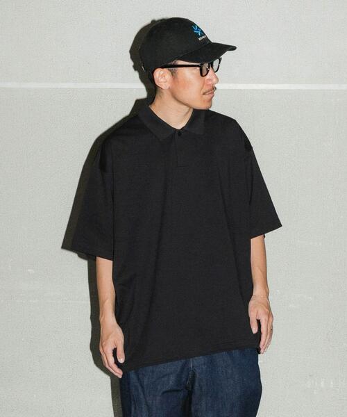 URBAN RESEARCH（アーバンリサーチ）の「Wide Dad　BREEZY TECH ポロシャツ（ポロシャツ・メンズ・ブラック/ネイビー・1/2）」の21枚目の写真