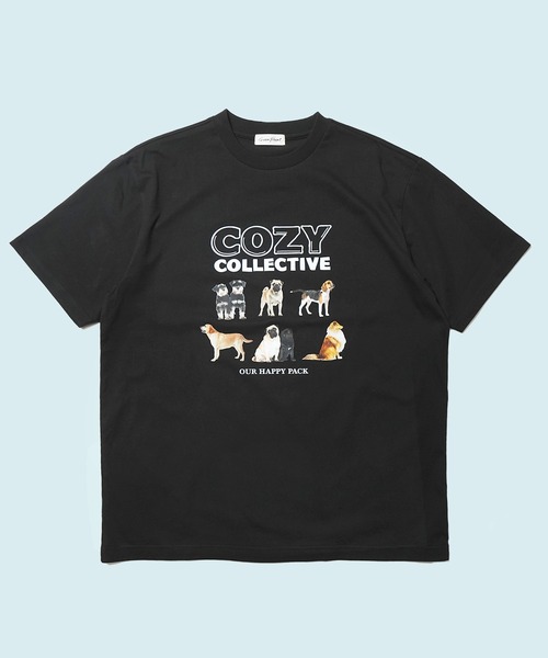 BENCH'S SELECT(ベンチセレクト)の「DOG PRINT TEE(Tシャツ/カットソー・メンズ・ホワイト/ブラック・MEDIUM/LARGE)」の2枚目の写真
