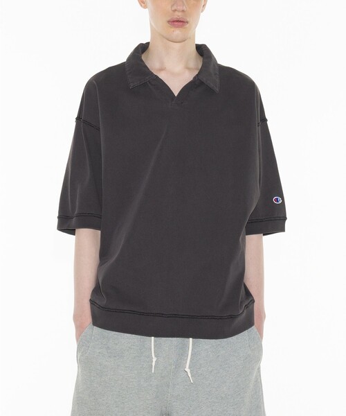 Champion × monkey time＞ピグメント スキッパー ポロシャツ（Tシャツ