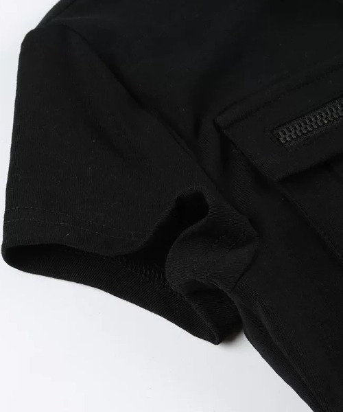 .KOM(ドットコム)の「A'GEM/9 × .kom 『.KOM/ドットケーオーエム』ジップポケットポロトップス(シャツ/ブラウス・レディース・ホワイト/ブラック・FREE)」の16枚目の写真
