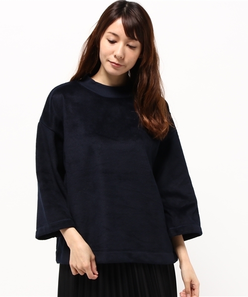 OUTLET（アウトレット）の「【Discoat】ワイドスリーブモコモコP/O（Tシャツ/カットソー・レディース・アイボリー/ライトブルー/ネイビー・MEDIUM/LARGE）」の3枚目の写真