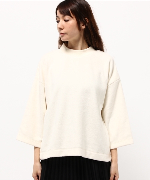 OUTLET（アウトレット）の「【Discoat】ワイドスリーブモコモコP/O（Tシャツ/カットソー・レディース・アイボリー/ライトブルー/ネイビー・MEDIUM/LARGE）」の4枚目の写真