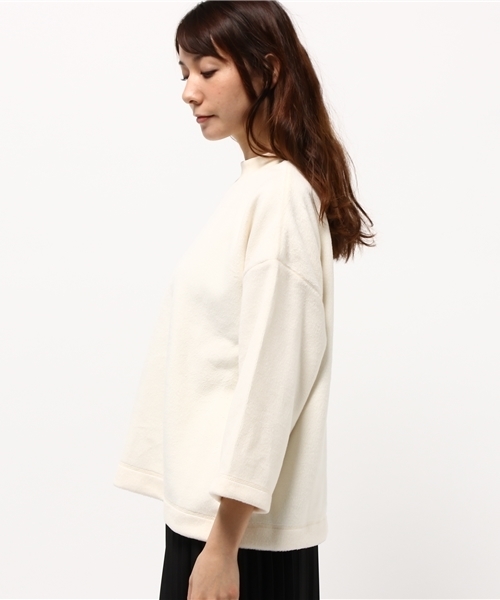 OUTLET（アウトレット）の「【Discoat】ワイドスリーブモコモコP/O（Tシャツ/カットソー・レディース・アイボリー/ライトブルー/ネイビー・MEDIUM/LARGE）」の5枚目の写真