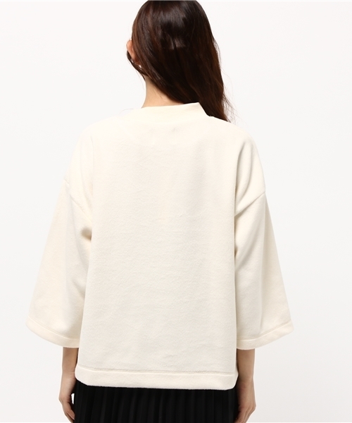 OUTLET（アウトレット）の「【Discoat】ワイドスリーブモコモコP/O（Tシャツ/カットソー・レディース・アイボリー/ライトブルー/ネイビー・MEDIUM/LARGE）」の6枚目の写真