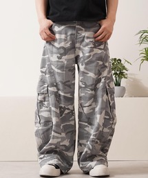 カモフラージュ バレル カーゴパンツ / Camouflage Barrel Cargo Pants