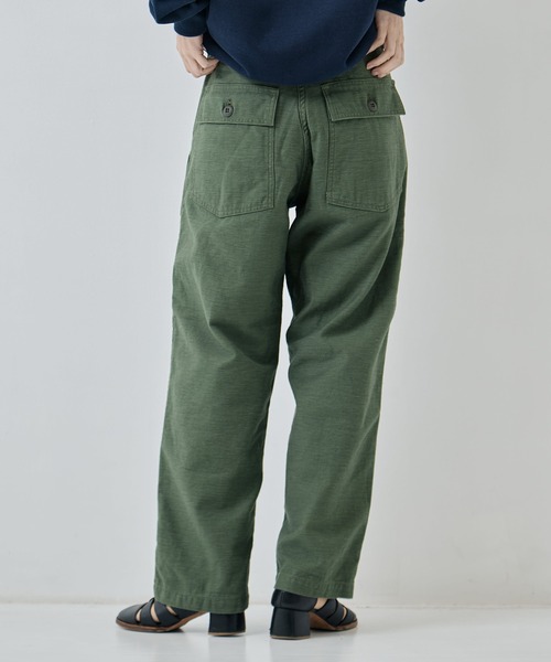 orSlow（オアスロウ）の「[orSlow/オアスロー]SHORT LENGTH FATIGUE PANTS/REGULAR FIT/ZIPPER FLY（その他パンツ・レディース・カーキ・0）」の2枚目の写真