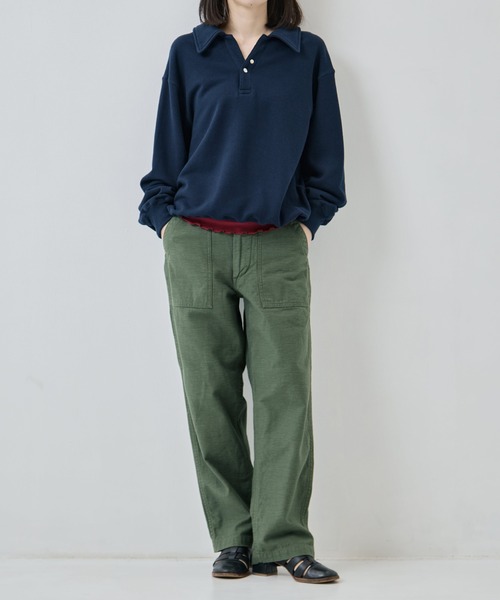 orSlow（オアスロウ）の「[orSlow/オアスロー]SHORT LENGTH FATIGUE PANTS/REGULAR FIT/ZIPPER FLY（その他パンツ・レディース・カーキ・0）」の5枚目の写真