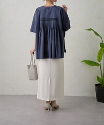 ギャザーデニムシャツ（シャツ/ブラウス）｜Jena espace merveilleux