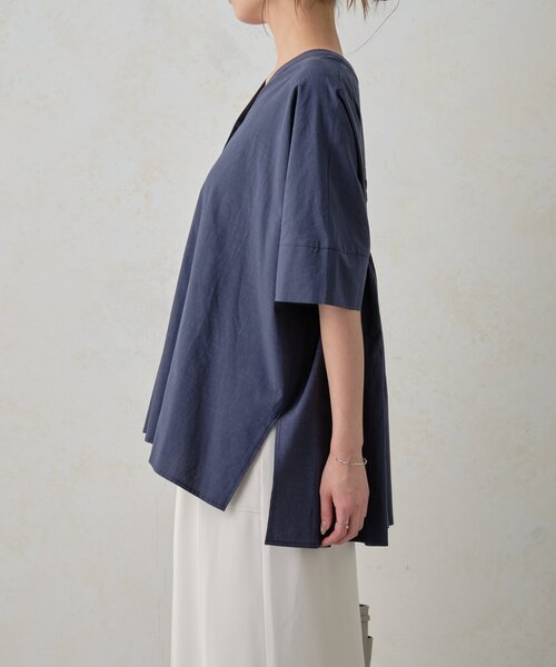 Jena espace merveilleux（ジェナ　エスパスメルヴェイユ）の「バックピンタックシャツ（シャツ/ブラウス・レディース・サックスブルー/オフホワイト/ネイビー・FREE）」の21枚目の写真