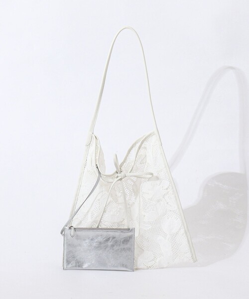 NOLLEY’S Sophi(ノーリーズソフィ)の「【DeMAKER/ディメーカー】 レースワンショルダーバッグ(ショルダーバッグ・レディース・ホワイト・FREE)」の7枚目の写真